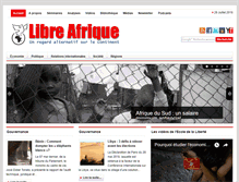 Tablet Screenshot of libreafrique.org